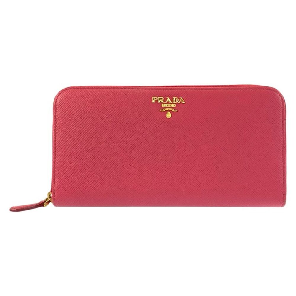 Prada Saffiano Leather Long Wallet